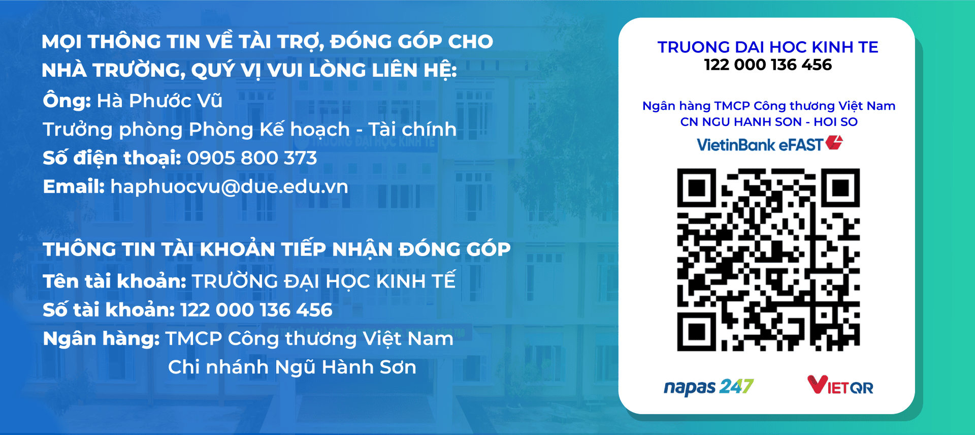 DUE - 50 NĂM KHƠI NGUỒN TRI THỨC, KIẾN TẠO TƯƠNG LAI