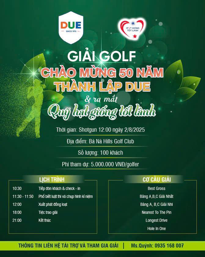 DUE - 50 NĂM KHƠI NGUỒN TRI THỨC, KIẾN TẠO TƯƠNG LAI